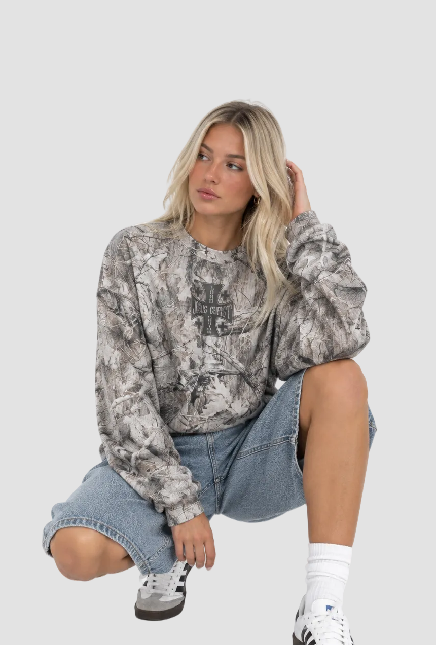 Lord & Savior Camo Waffle-Knit